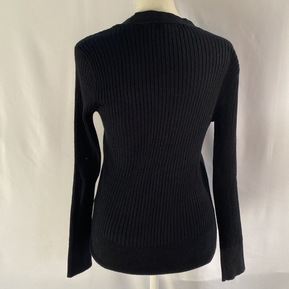 ❤️3/$30 California Vintage Black Cardigan - Picture 3 of 4